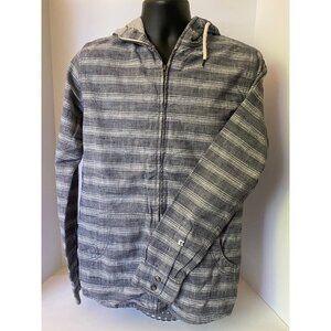KAVU Baja Men's Hoodie Cotton Retro Full-Zip Size S NWOT!